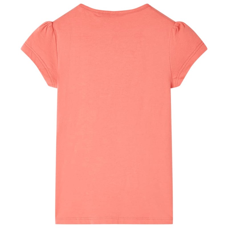 Kinder-T-Shirt Korallenrosa 116 Kinder-T-Shirt Korallenrosa 116