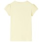 Kinder-T-Shirt Zartgelb 116 Kinder-T-Shirt Zartgelb 116