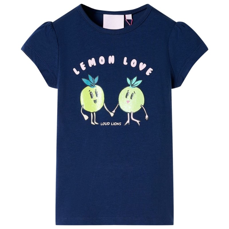 Kinder-T-Shirt Marineblau 104 Kinder-T-Shirt Marineblau 104