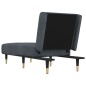 Chaiselongue Dunkelgrau Samt Chaiselongue Dunkelgrau Samt