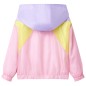 Kinder-Kapuzenjacke mit Reißverschluss Mehrfarbig 92 Kinder-Kapuzenjacke mit Reißverschluss Mehrfarbig 92