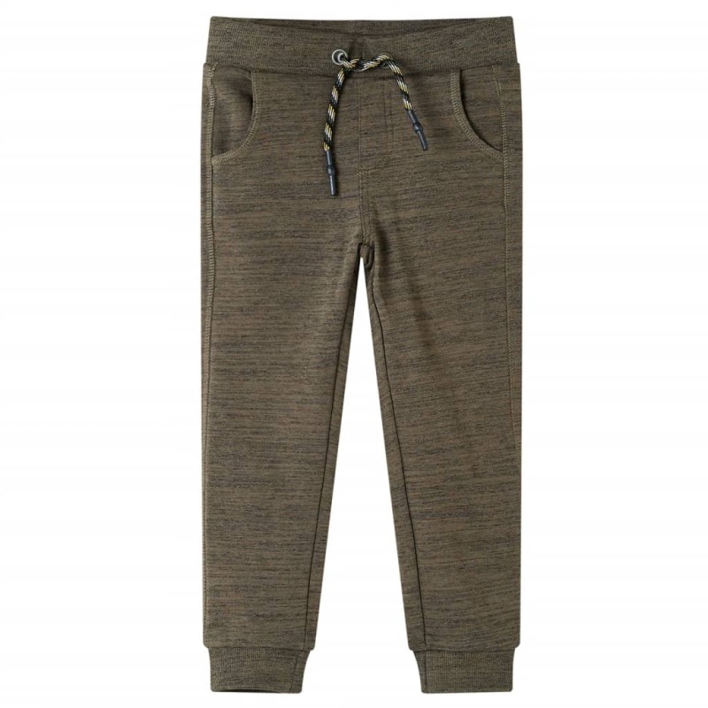 Kinder-Trainingshose Dunkles Khaki Melange 140 Kinder-Trainingshose Dunkles Khaki Melange 140