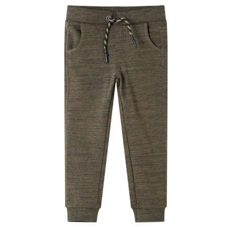 Kinder-Trainingshose Dunkles Khaki Melange 140