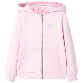Kinder-Kapuzenpullover Hellrosa 104