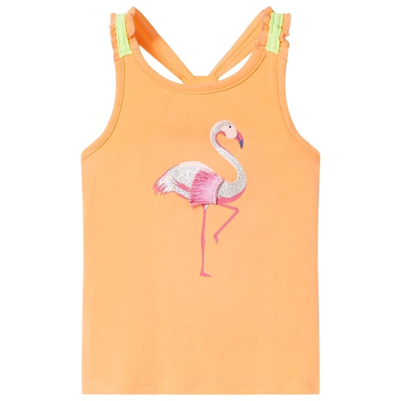 Kinder-Tanktop Hellorange 128 Kinder-Tanktop Hellorange 128