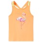 Kinder-Tanktop Hellorange 128 Kinder-Tanktop Hellorange 128
