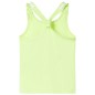 Kinder-Tanktop Neongelb 140 Kinder-Tanktop Neongelb 140
