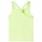 Kinder-Tanktop Neongelb 116 Kinder-Tanktop Neongelb 116