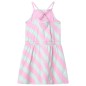 Kinderkleid mit Kordelzug Ärmellos Rosa 104 Kinderkleid mit Kordelzug Ärmellos Rosa 104