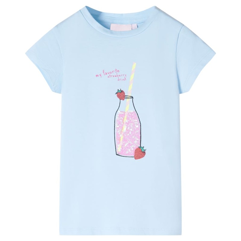Kinder-T-Shirt Hellblau 92 Kinder-T-Shirt Hellblau 92