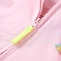 Kinder-Kapuzenpullover mit Reißverschluss Hellrosa 92 Kinder-Kapuzenpullover mit Reißverschluss Hellrosa 92