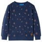 Kinder-Sweatshirt Marineblau Melange 140 Kinder-Sweatshirt Marineblau Melange 140