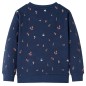 Kinder-Sweatshirt Marineblau Melange 116 Kinder-Sweatshirt Marineblau Melange 116