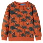 Kinder-Sweatshirt Helles Rostbraun 128 Kinder-Sweatshirt Helles Rostbraun 128