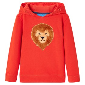 Kinder-Kapuzenpullover Rot 104
