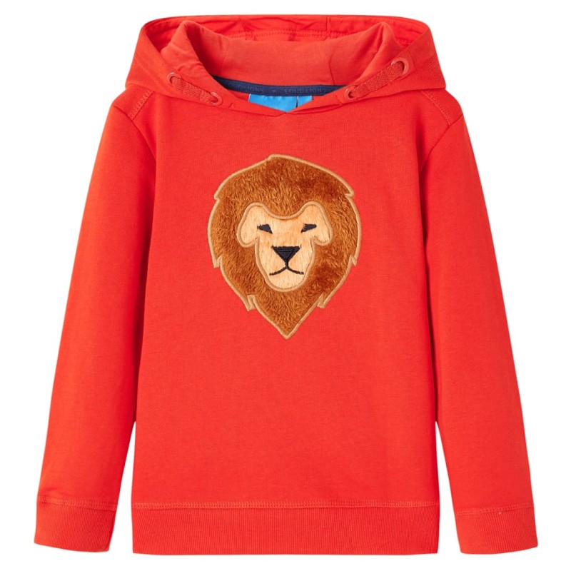 Kinder-Kapuzenpullover Rot 104 Kinder-Kapuzenpullover Rot 104