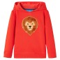 Kinder-Kapuzenpullover Rot 104 Kinder-Kapuzenpullover Rot 104