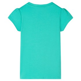Kinder-T-Shirt Minzgrün 128