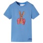 Kinder-Kurzarmshirt Mittelblau 104 Kinder-Kurzarmshirt Mittelblau 104