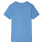 Kinder-Kurzarmshirt Mittelblau 104 Kinder-Kurzarmshirt Mittelblau 104