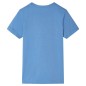Kinder-Kurzarmshirt Mittelblau 128 Kinder-Kurzarmshirt Mittelblau 128
