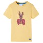 Kinder-Kurzarmshirt Gelb 128