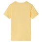 Kinder-Kurzarmshirt Gelb 128