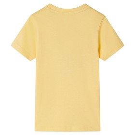 Kinder-Kurzarmshirt Gelb 104