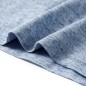 Kinder-Kurzarmshirt Blau Melange 140 Kinder-Kurzarmshirt Blau Melange 140