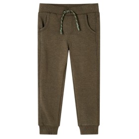 Kinder-Trainingshose Khaki Melange 128