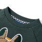 Kinder-Sweatshirt Dunkelgrün 116 Kinder-Sweatshirt Dunkelgrün 116