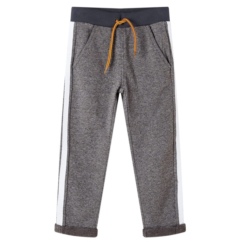 Kinder-Trainingshose Dunkelgrau Melange 140 Kinder-Trainingshose Dunkelgrau Melange 140