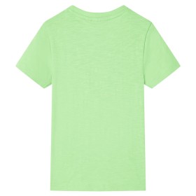 Kinder-T-Shirt Neongrün 92