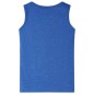 Kinder-Tanktop Blau Melange 104 Kinder-Tanktop Blau Melange 104