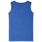 Kinder-Tanktop Blau Melange 128 Kinder-Tanktop Blau Melange 128