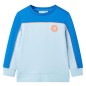 Kinder-Sweatshirt Knallblau und Hellblau 140 Kinder-Sweatshirt Knallblau und Hellblau 140