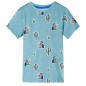 Kinder-T-Shirt Hellgrün Melange 140 Kinder-T-Shirt Hellgrün Melange 140