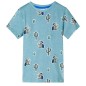 Kinder-T-Shirt Hellgrün Melange 116 Kinder-T-Shirt Hellgrün Melange 116