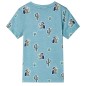 Kinder-T-Shirt Hellgrün Melange 116 Kinder-T-Shirt Hellgrün Melange 116