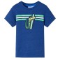 Kinder-T-Shirt Dunkelblau Melange 140 Kinder-T-Shirt Dunkelblau Melange 140
