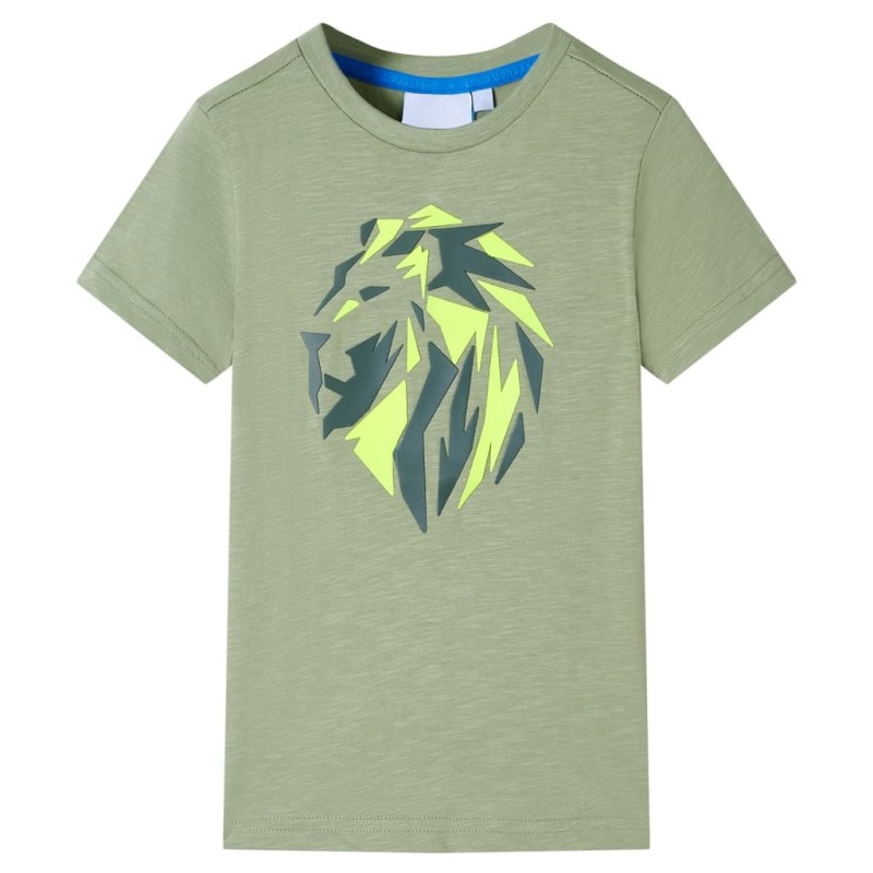 Kinder-T-Shirt Helles Khaki 128 Kinder-T-Shirt Helles Khaki 128