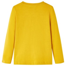 Kinder-Langarmshirt Ocker 92