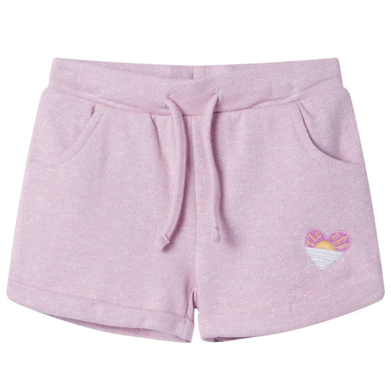 Kindershorts mit Kordelzug Lila 92 Kindershorts mit Kordelzug Lila 92