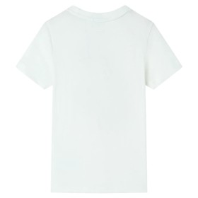 Kinder-Kurzarmshirt Ecru 92