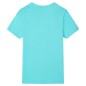 Kinder-Kurzarmshirt Aquablau 92 Kinder-Kurzarmshirt Aquablau 92