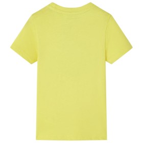 Kinder-Kurzarmshirt Gelb 104