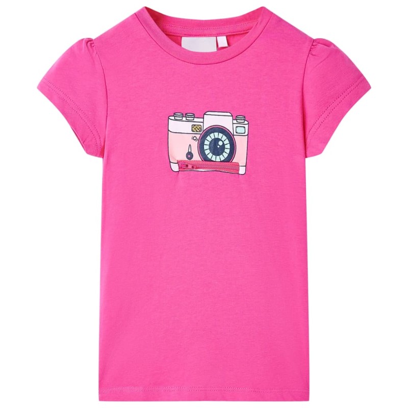 Kinder-T-Shirt Dunkelrosa 104 Kinder-T-Shirt Dunkelrosa 104