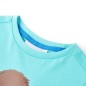 Kinder-Kurzarmshirt Aquablau 128 Kinder-Kurzarmshirt Aquablau 128