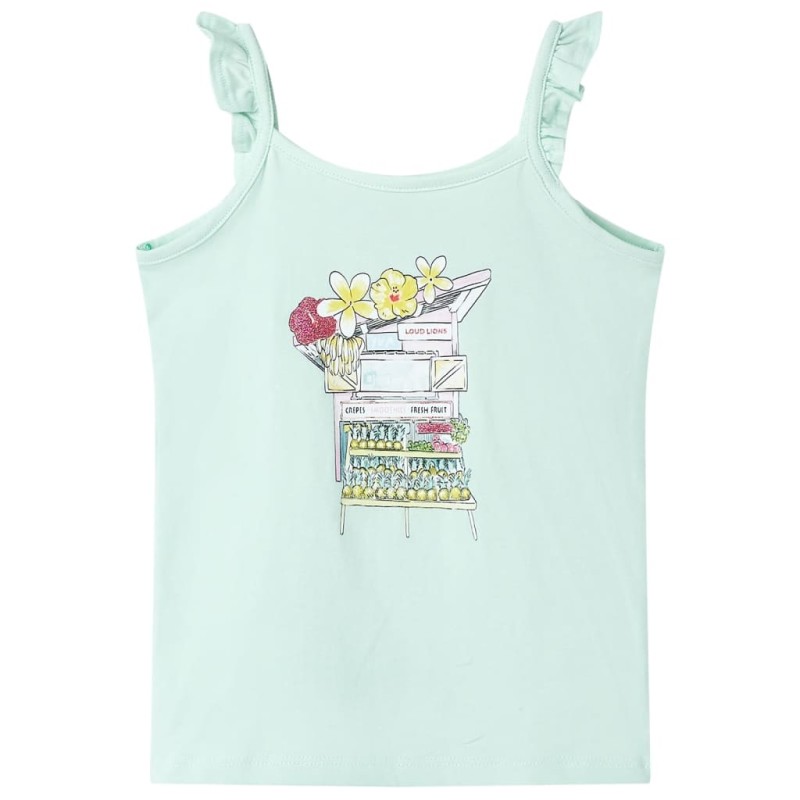 Kinder-Tanktop Helles Minzgrün 116 Kinder-Tanktop Helles Minzgrün 116