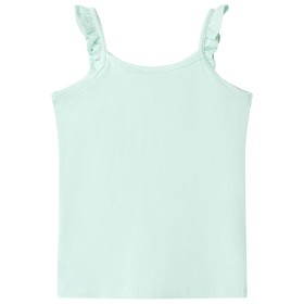 Kinder-Tanktop Helles Minzgrün 116